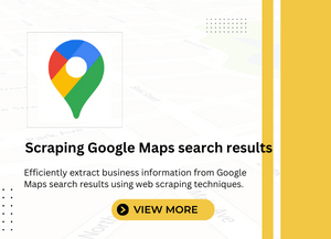 Google Map Scraping